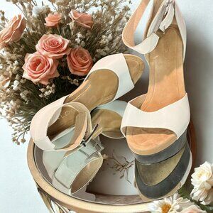 ALDO Gray Wedge Sandal